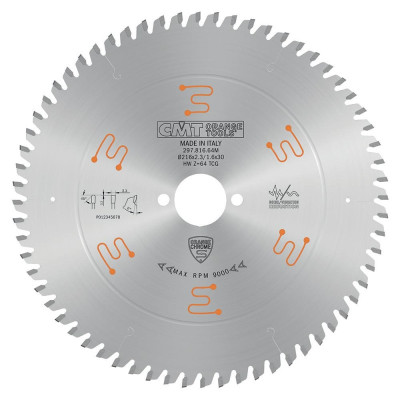 Пила HM D=216 d=30 Z=64